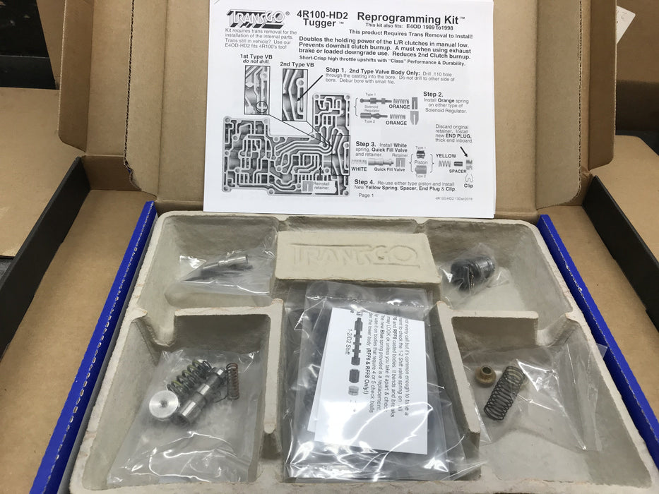 4R100/E4OD TransGo Tugger reprogramming Kit 4R100-HD2 T36169EA Tiger Transmissions