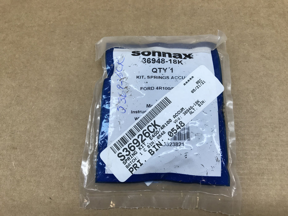 4R100/E40D Sonnax Performance rated accumulator springs 36948-18K S36926CK Tiger Transmissions